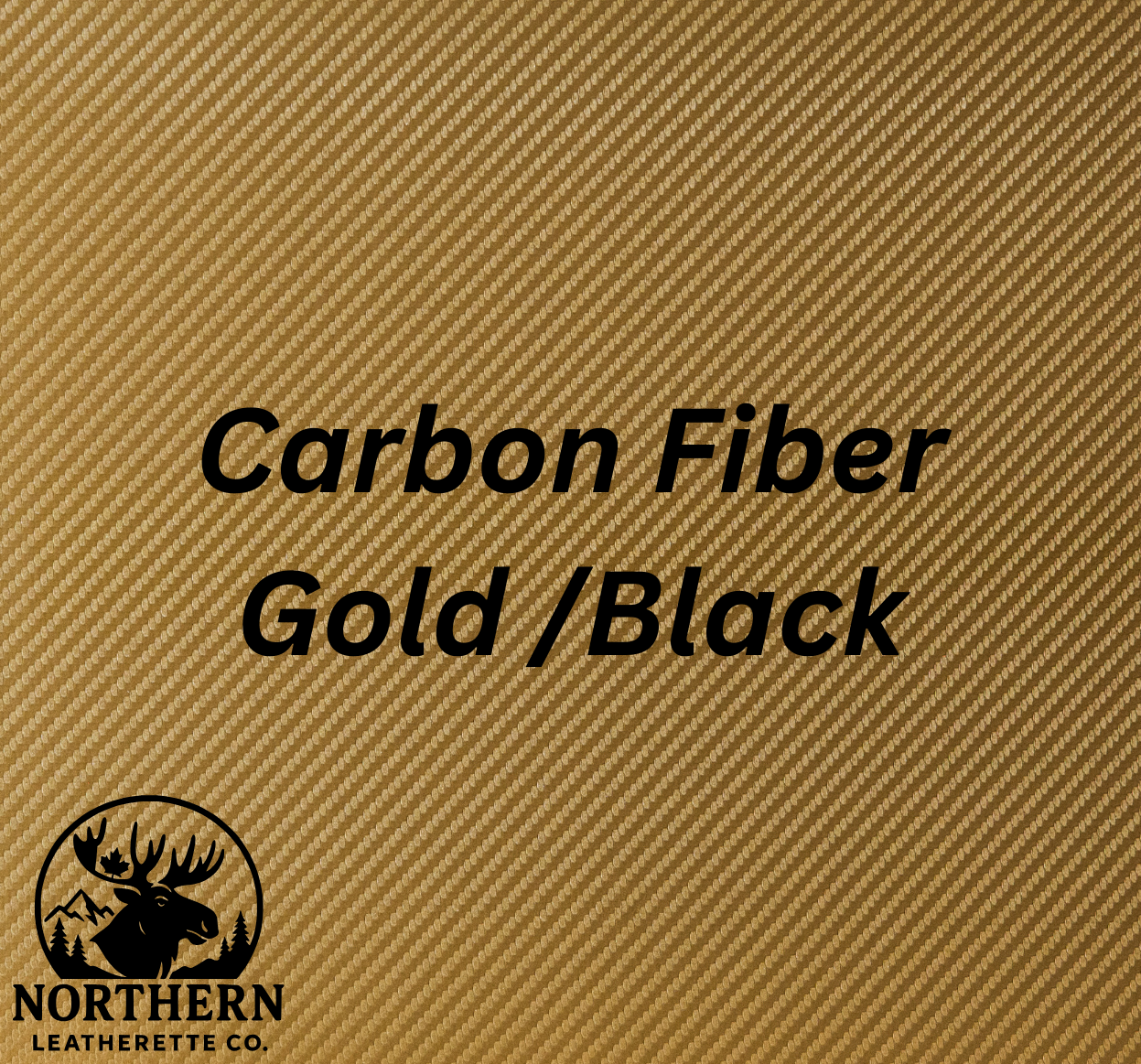 Fibre de Carbone Or / Noir