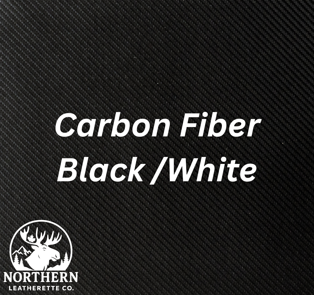 Noir / Blanc fibre de carbone