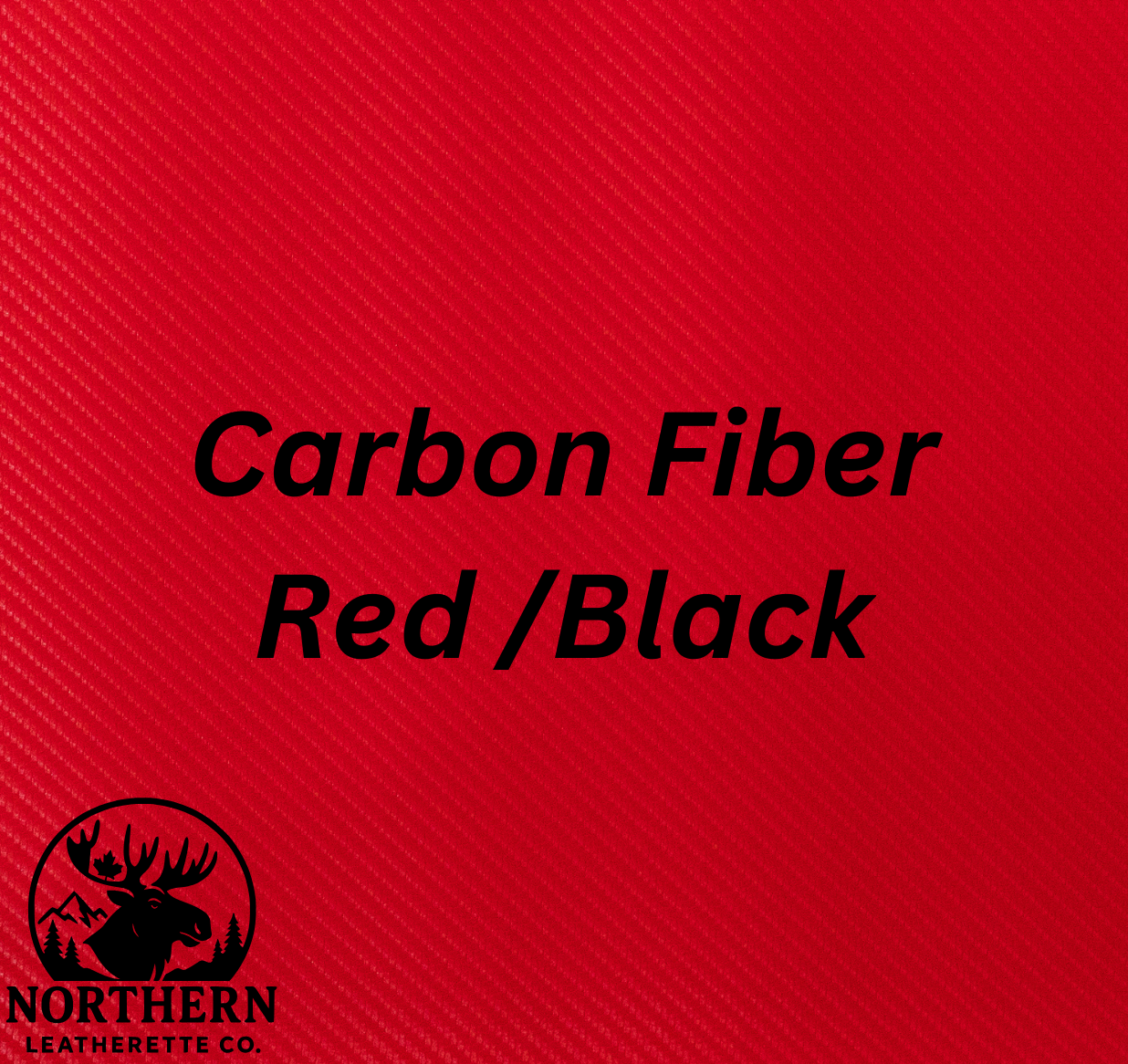 Fibre de Carbone Rouge / Noir