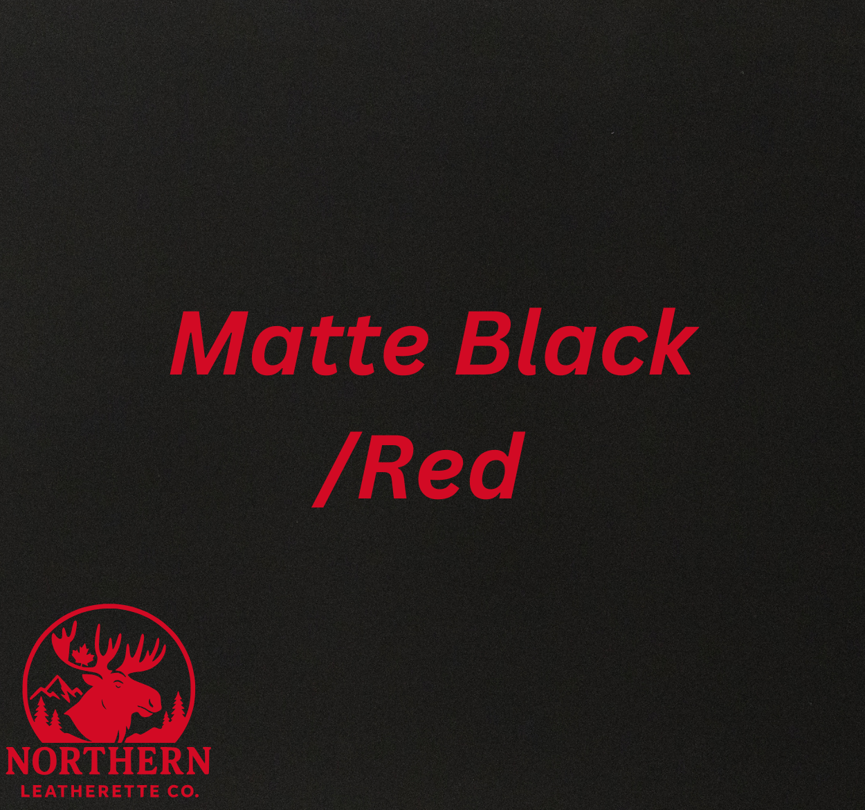 Matte Black / Red