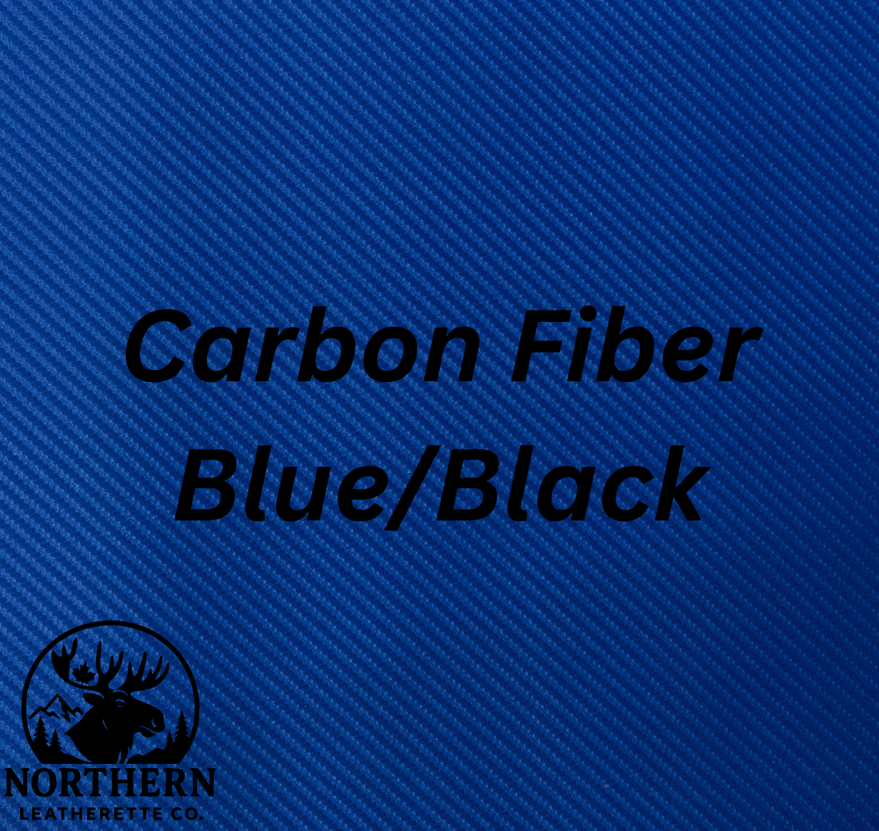 Bleu/noir en fibre de carbone